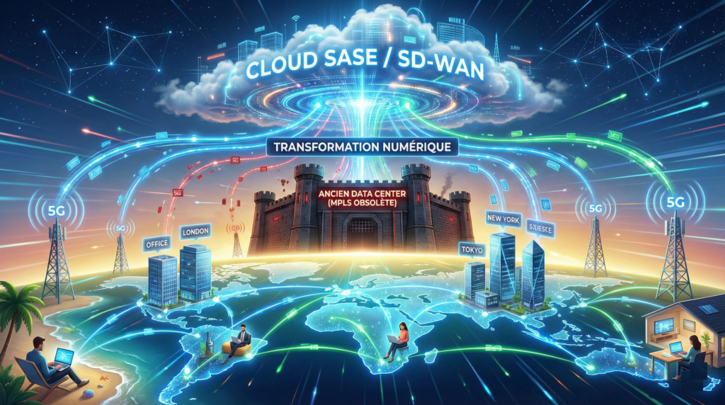 La fin du MPLS ? Comment le SASE et le SD-WAN redéfinissent le réseau d’entreprise